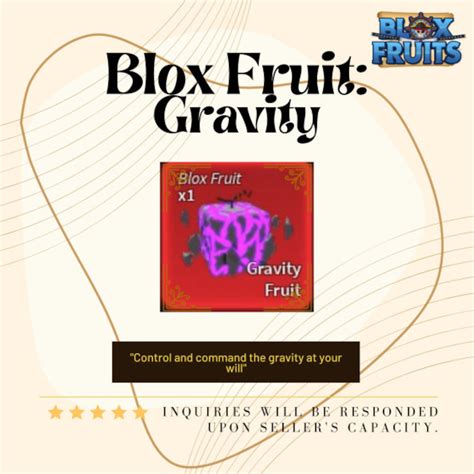 Control has a unique moveset compared to other fruits. . Gravity blox fruits